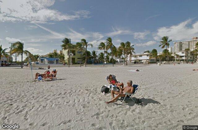 Street view of Hollywood Beach, Hollywood, FL