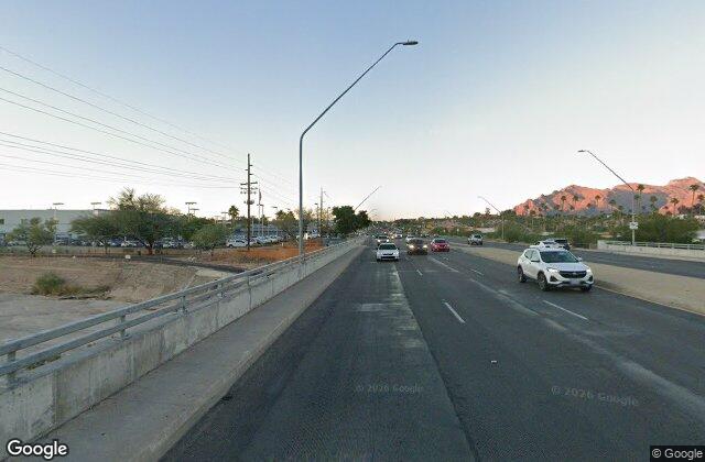 Street view of Oracle Road, Pima County, AZ